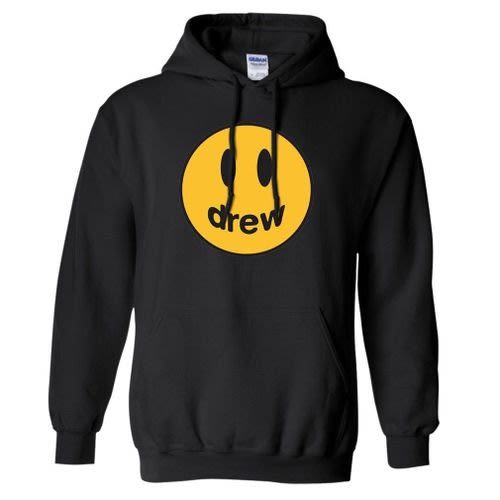 Custom-made Drew Printed Hoodie And Joggers - Black