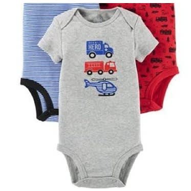 Bodysuit For Baby Boy - 3 Pieces