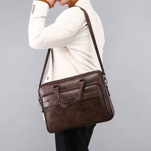 Executive Laptop Bag - Coffee Brown