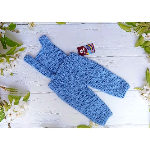 Jayden Baby Dungarees-  Blue