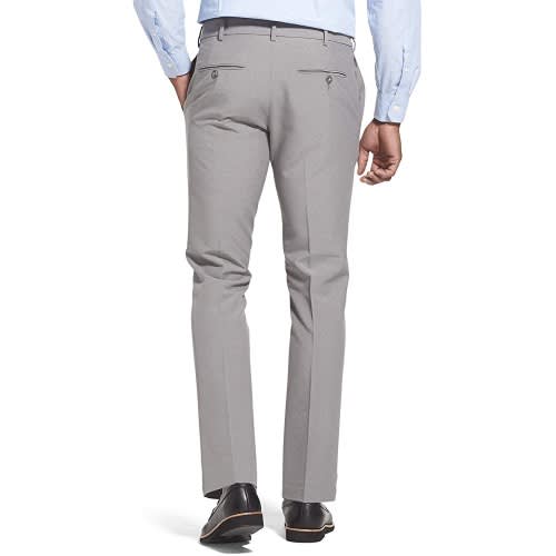 Men's Slim Fit Flex Flat Front Smart Pant