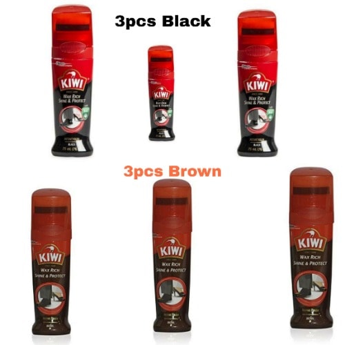 Set of Black & Brown polish -3pcs Each