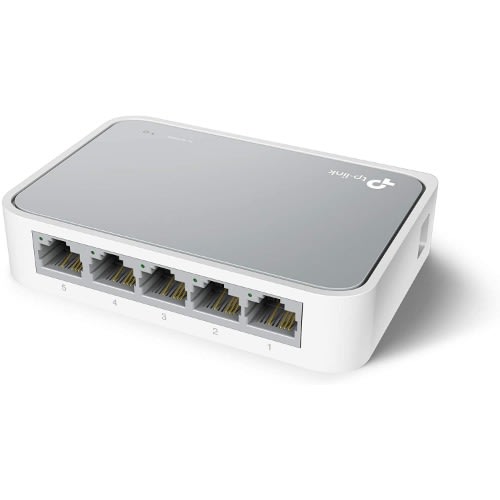 5 Port 10/100 Mbps Fast Ethernet Switch | Desktop Ethernet Splitter