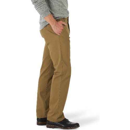 Invisible Zipper Coin Pocket Pants Khaki