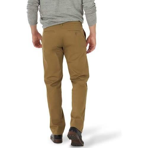 Invisible Zipper Coin Pocket Pants Khaki