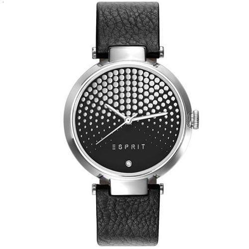 Ladies Leather Strap Watch ES109032009 - Black