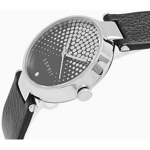 Ladies Leather Strap Watch ES109032009 - Black
