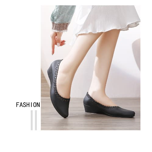 Design Rubber Shoe- Black