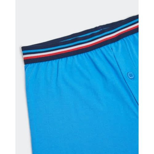 Loose Fit Boxers- Blue -3Pieces