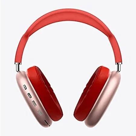 P9 Wireless Bluetooth Stereo Overear Foldable Headset - Red