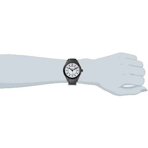 Women's Mother-Of-Pearl Dial Black Ion-Plated Stainless Steel Watch