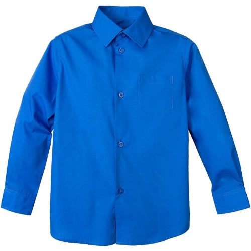 Unisex Dress Shirt For Kids  - Royal Blue