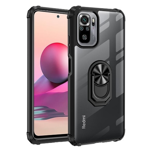 Rugged & Transparent Back Case For Xiaomi Redmi Note 10/10s