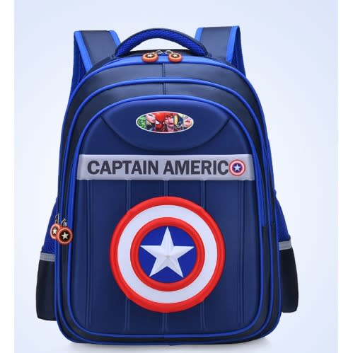 Captain America School Bag - Blue
