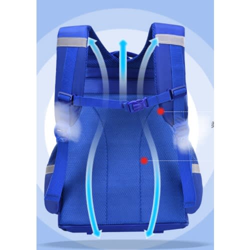 Spiderman Waterproof School Bag - Blue