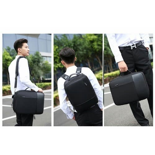 Waterproof Laptop Backpack - 17" -Black