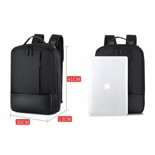 Waterproof Laptop Backpack - 17" -Black