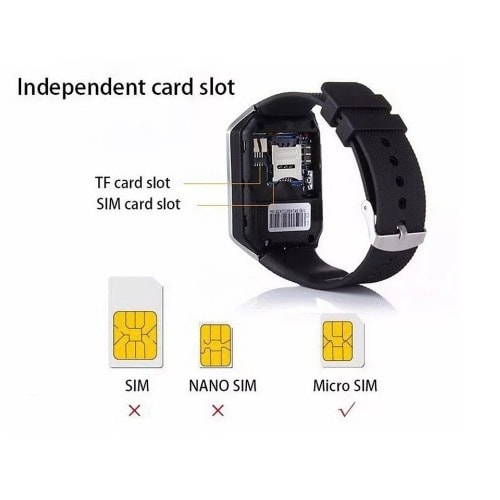 Dz09 Smart Watches With Sim & Memory Card Slot