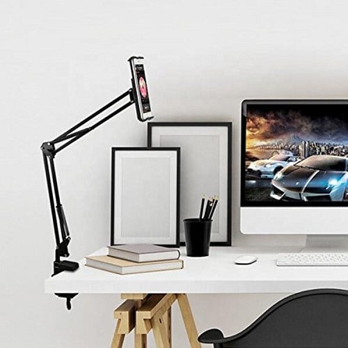 Metal Arm Cell Phone Tablet Adjustable  Stand   Holder