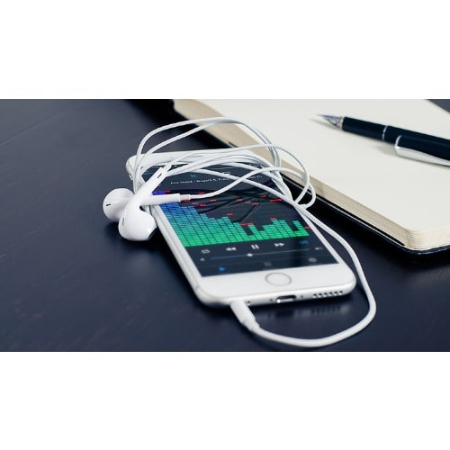 Wired Earphones - Compactible With All Phones - White