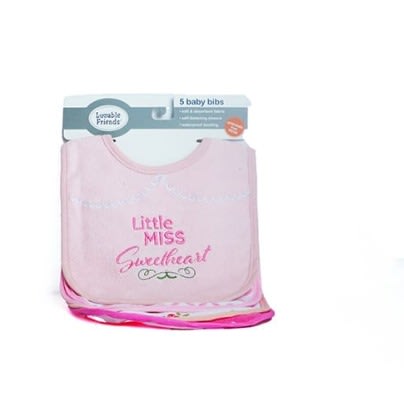 Lovable Friends Bibs - Pack Of 5