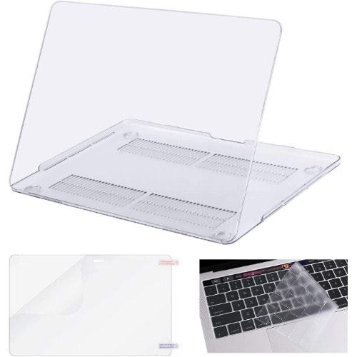 3 In 1 Transparent Shockproof Full Case For Macbook Pro 16 Inches 2020