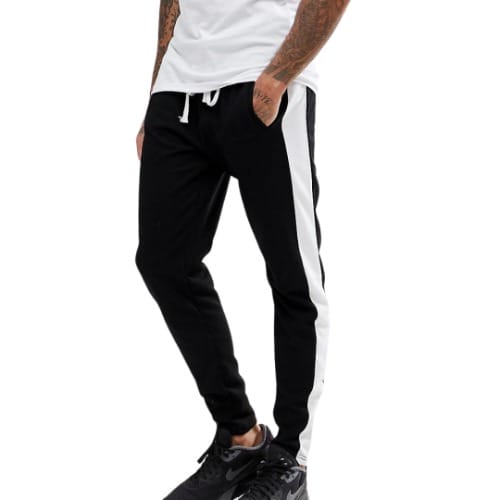 Bold Side Striped Mens Joggers
