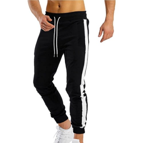 Bold Side Striped Mens Joggers