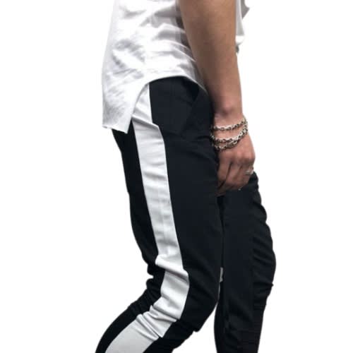 Bold Side Striped Mens Joggers