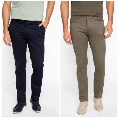 Men's Smart Chinos - 2 Pieces