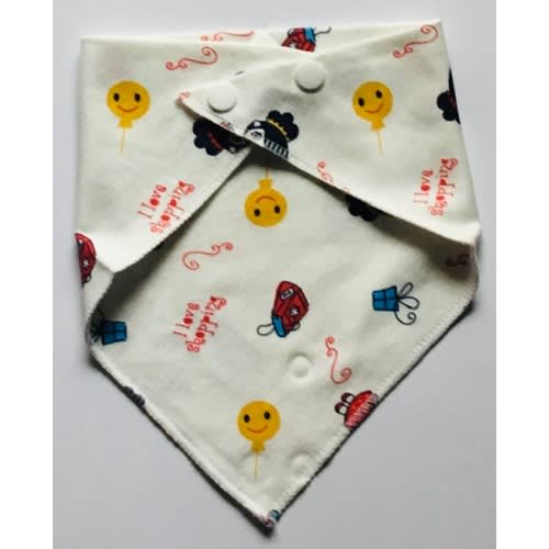Reusable Washable Cotton Triangle Shopping Bib