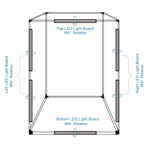 Photography Photo Studio Box - Photo Lighting + Shooting Tent