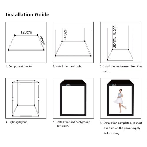 Photography Photo Studio Box - Photo Lighting + Shooting Tent
