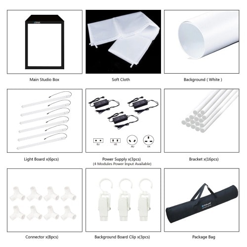 Photography Photo Studio Box - Photo Lighting + Shooting Tent