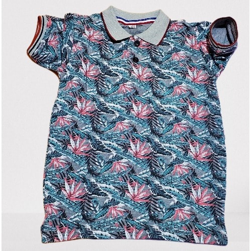 Boys Floral Design Tshirt