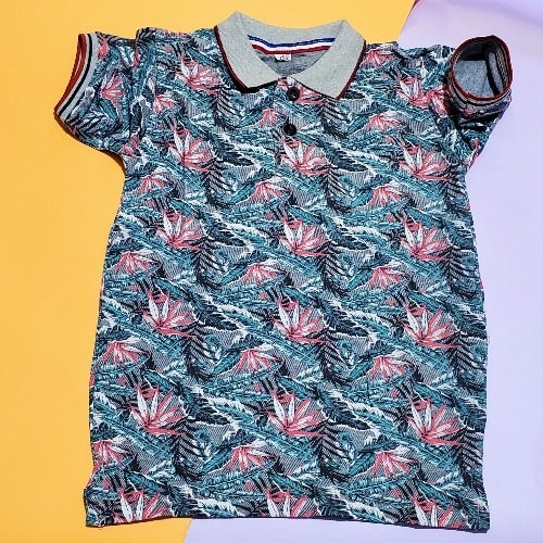 Boys Floral Design Tshirt