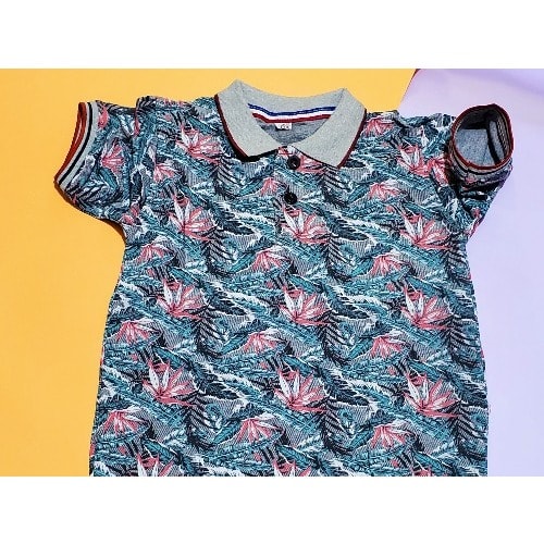 Boys Floral Design Tshirt