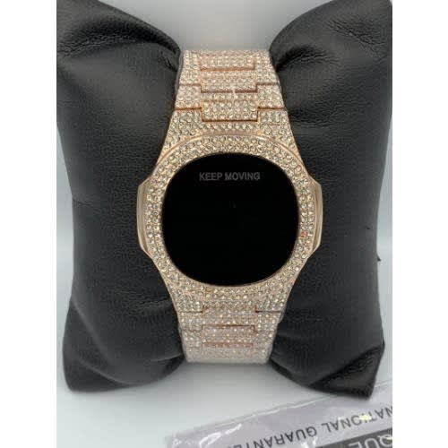 Iced Stone Touch Screen Wrist Watch For Men