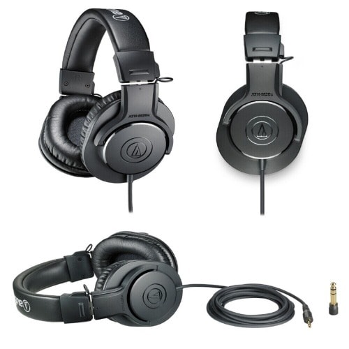 Professional Studio Monitor Headphones - Ath-m20x