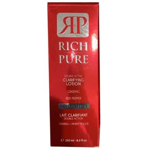 Rich & Pure Double Active Clarifying Lotion With Ginseng & Red Pepper - 250ml