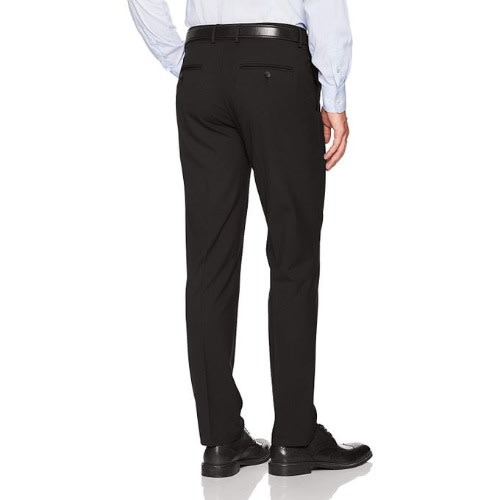 Custom Fit Men's Corporate Pant Trouser- Black