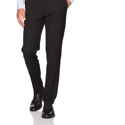 Custom Fit Men's Corporate Pant Trouser- Black