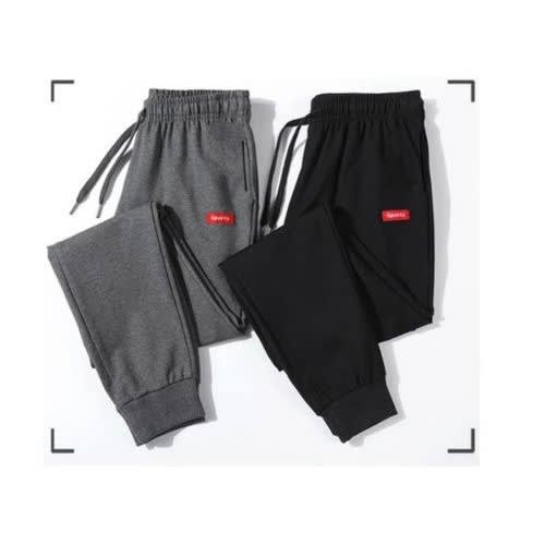 Set Of Two Sport Joggers - Black And Grey