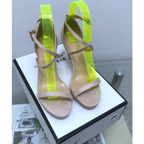 Ladies Sandal Heels- Nude
