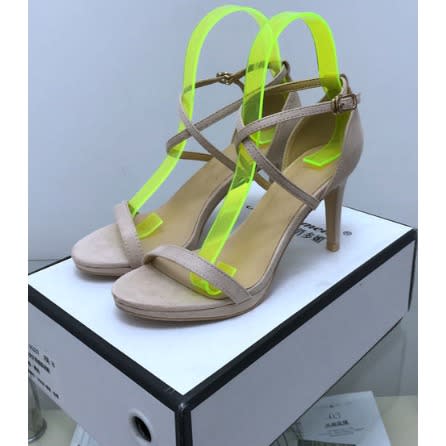 Ladies Sandal Heels- Nude
