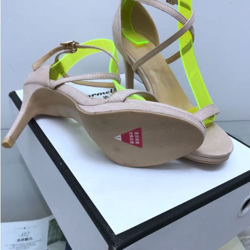 Ladies Sandal Heels- Nude