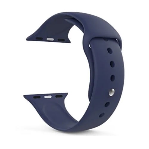 Replacement Silicone Strap For IWatch - 42-44mm - Navy Blue