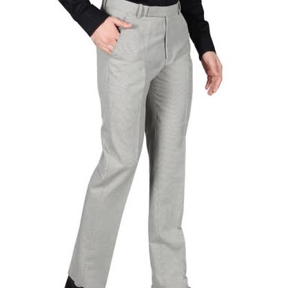 Slim Custom Fits Smart Trouser Pant  - Grey