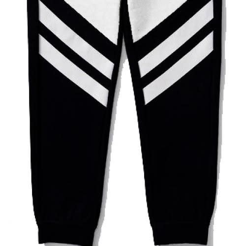 Black And White Joggers
