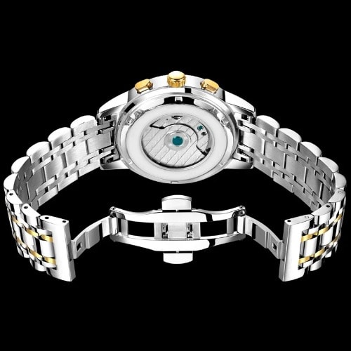 Luxury Automatic Stainless Steel Wristwatch